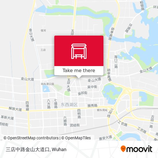 三店中路金山大道口 map