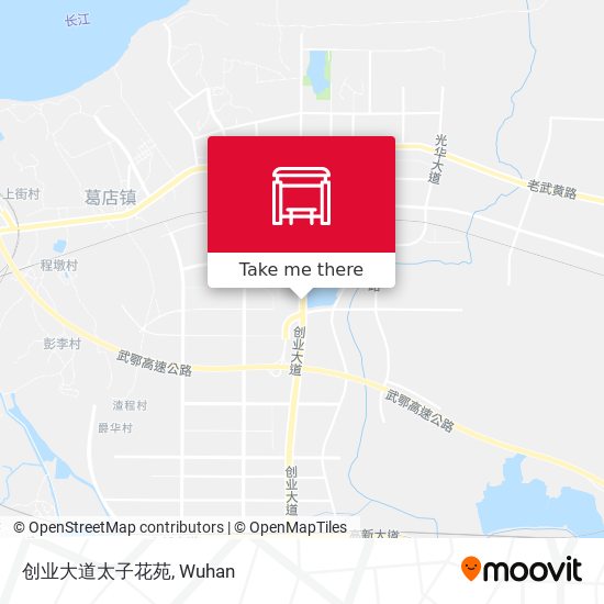 创业大道太子花苑 map