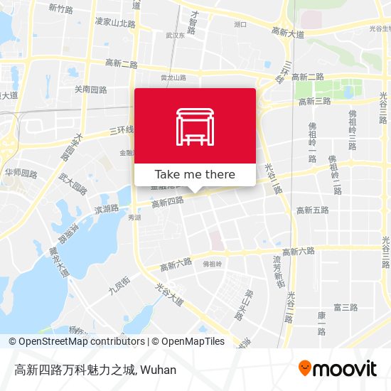 高新四路万科魅力之城 map