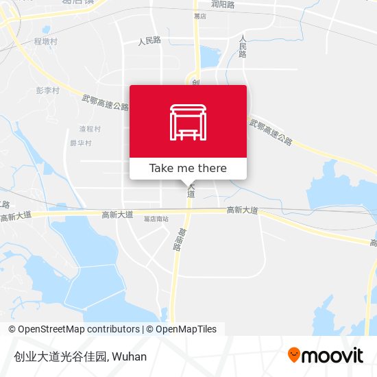 创业大道光谷佳园 map