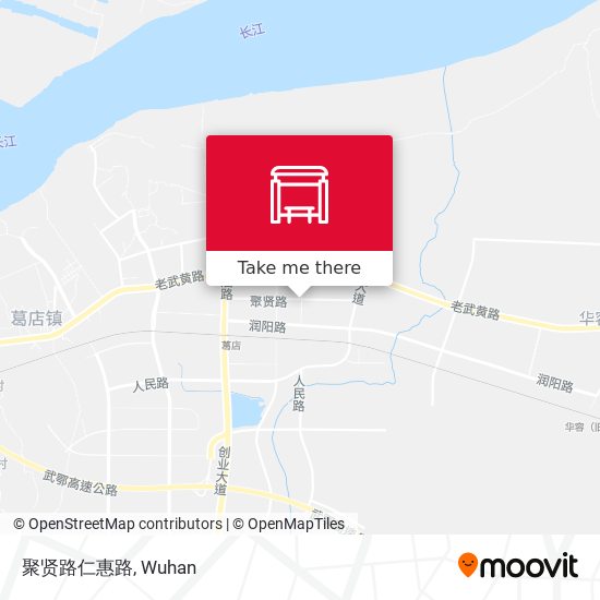 聚贤路仁惠路 map