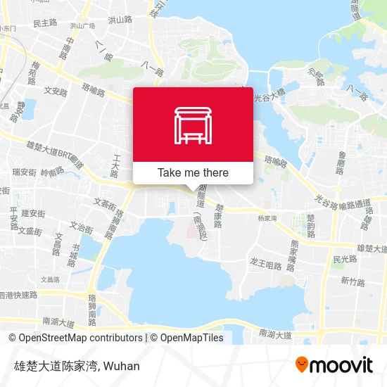 雄楚大道陈家湾 map