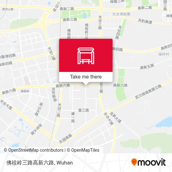 佛祖岭三路高新六路 map