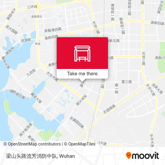 梁山头路流芳消防中队 map