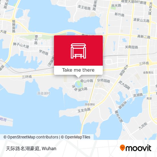 天际路名湖豪庭 map