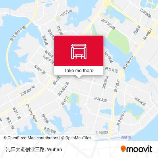 沌阳大道创业三路 map