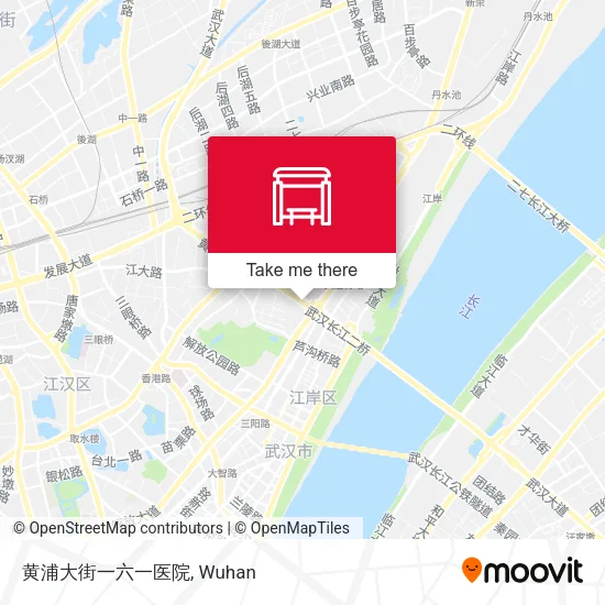 黄浦大街一六一医院 map