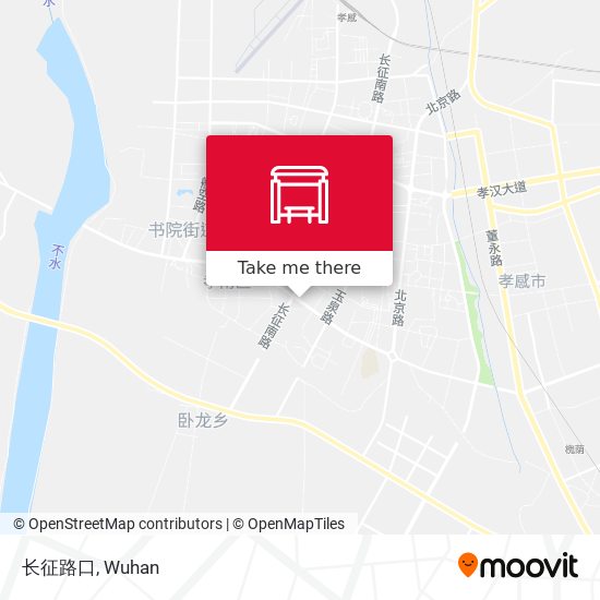 长征路口 map