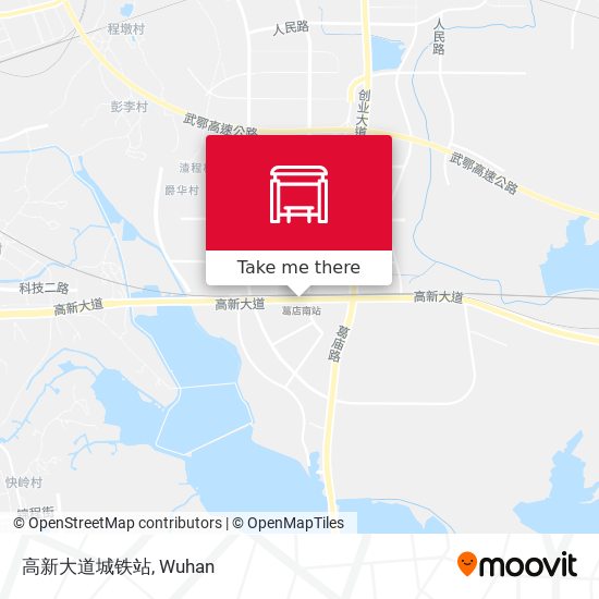 高新大道城铁站 map