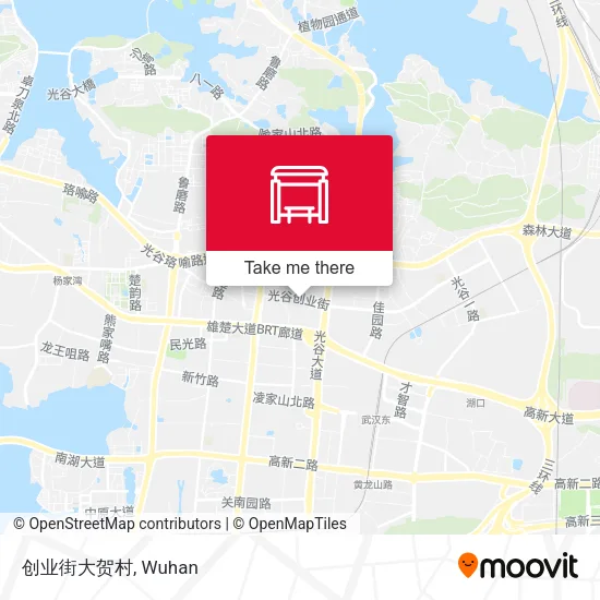 创业街大贺村 map