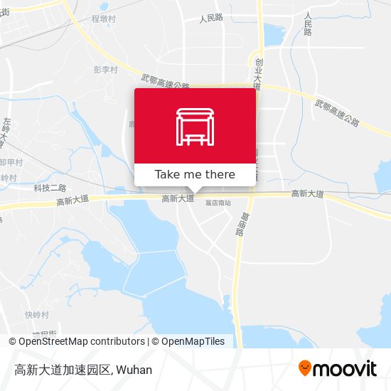 高新大道加速园区 map