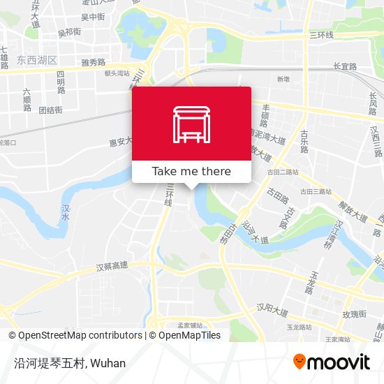 沿河堤琴五村 map