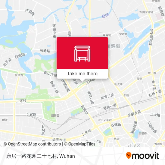 康居一路花园二十七村 map