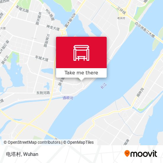 电塔村 map