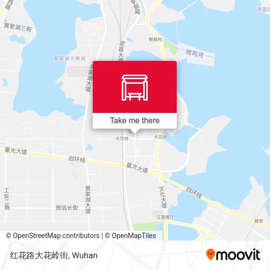 红花路大花岭街 map