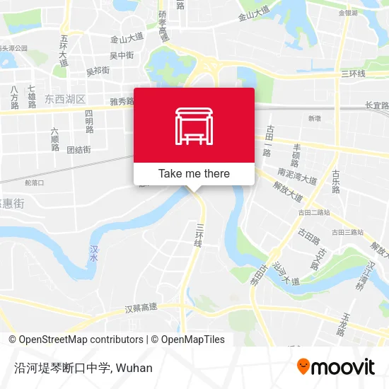 沿河堤琴断口中学 map