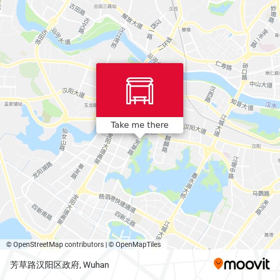 芳草路汉阳区政府 map