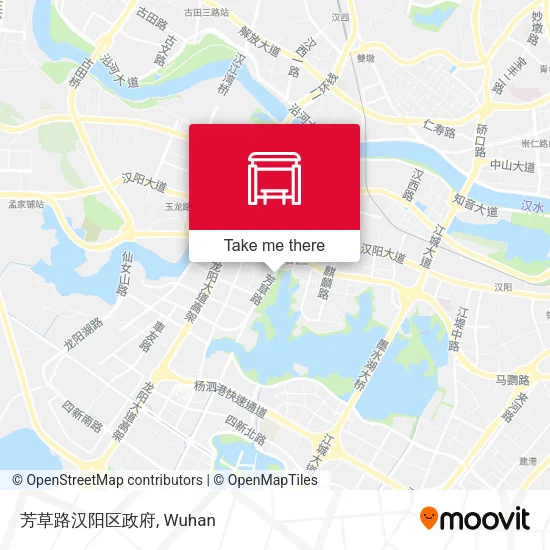 芳草路汉阳区政府 map