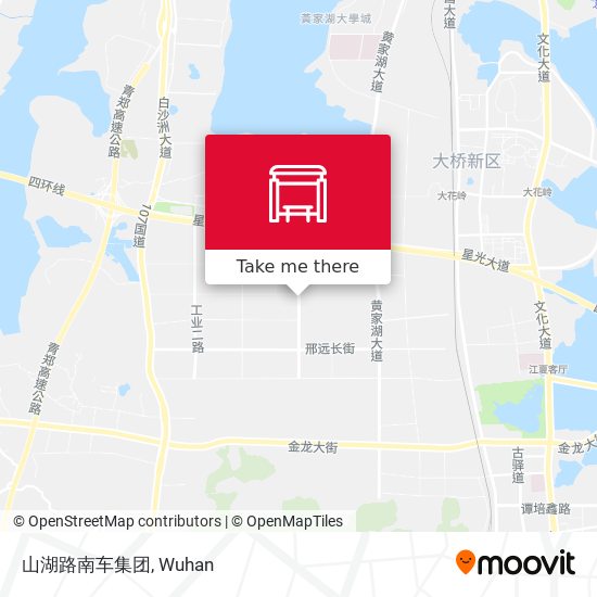 山湖路南车集团 map