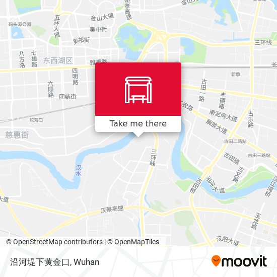 沿河堤下黄金口 map