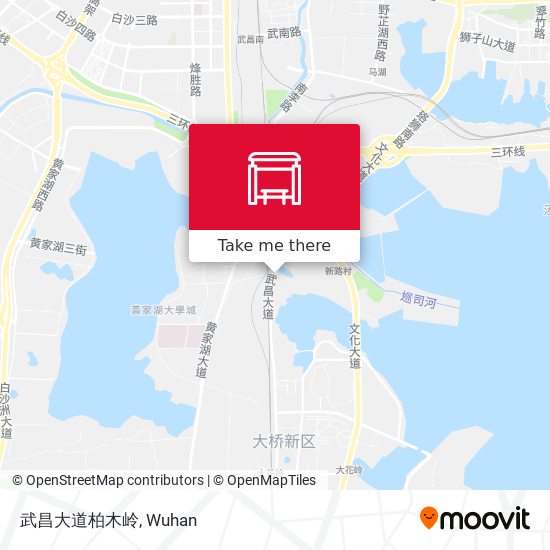 武昌大道柏木岭 map