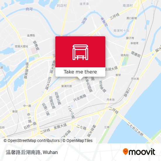 温馨路后湖南路 map