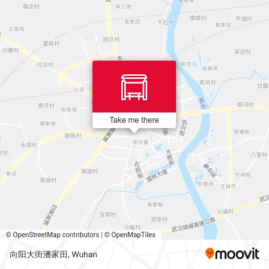 向阳大街潘家田 map