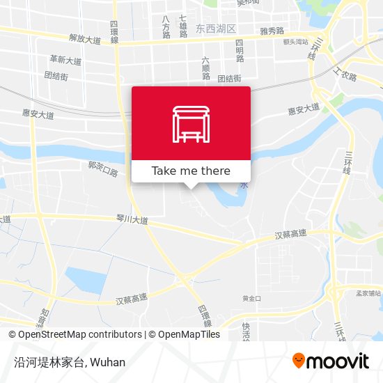 沿河堤林家台 map