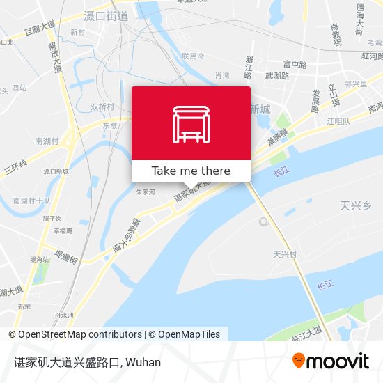 谌家矶大道兴盛路口 map