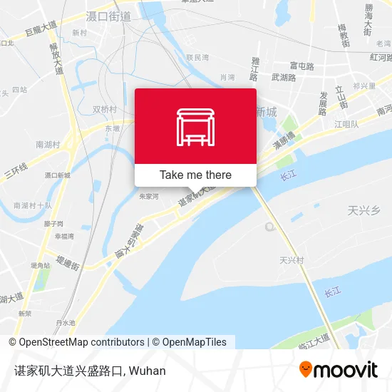 谌家矶大道兴盛路口 map