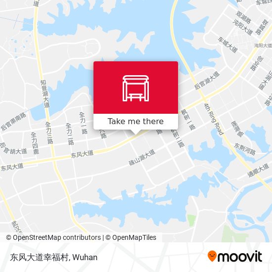 东风大道幸福村 map