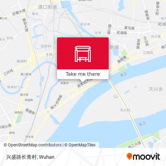 兴盛路长青村 map