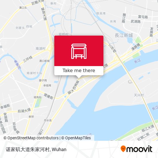 谌家矶大道朱家河村 map