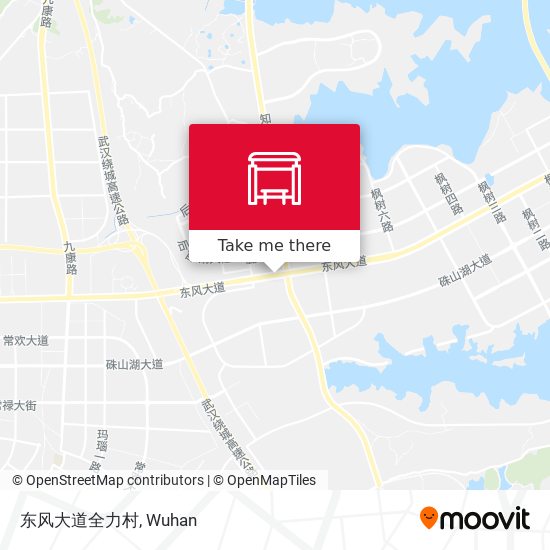 东风大道全力村 map