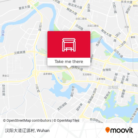 汉阳大道辽源村 map