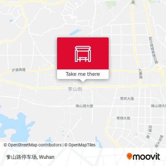 奓山路停车场 map