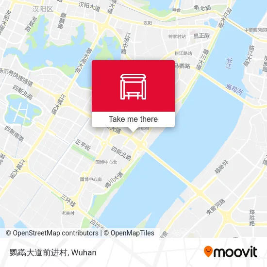 鹦鹉大道前进村 map