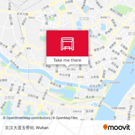 京汉大道玉带街 map