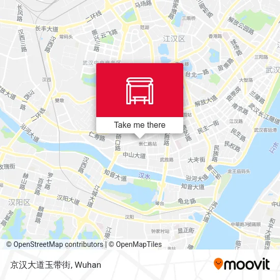 京汉大道玉带街 map