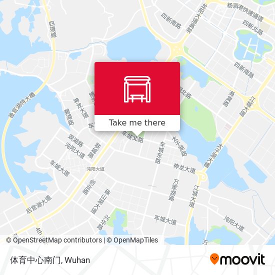 体育中心南门 map
