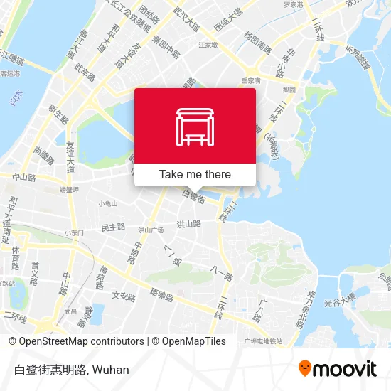 白鹭街惠明路 map