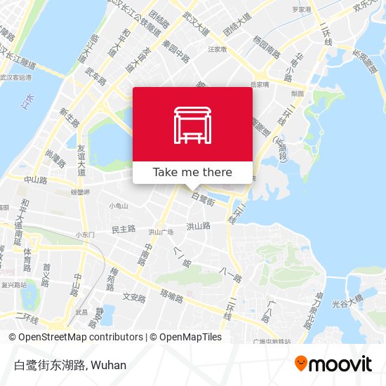 白鹭街东湖路 map