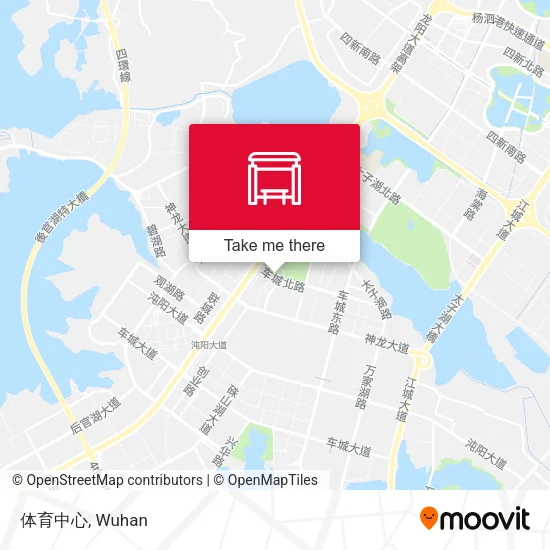 体育中心 map