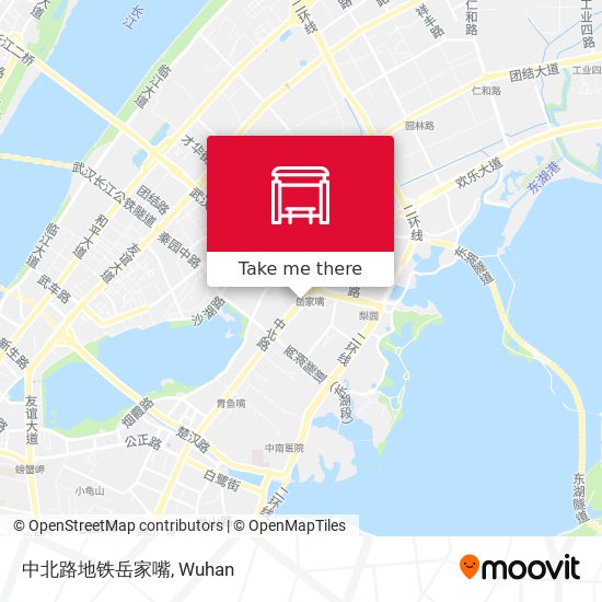 中北路地铁岳家嘴 map