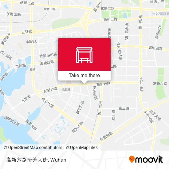 高新六路流芳大街 map