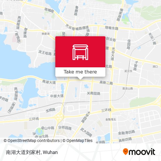 南湖大道刘家村 map