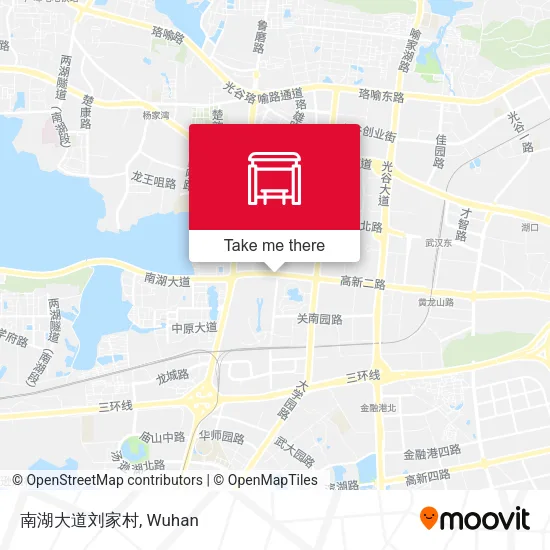 南湖大道刘家村 map