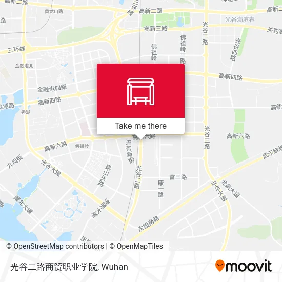 光谷二路商贸职业学院 map
