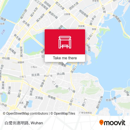 白鹭街惠明路 map