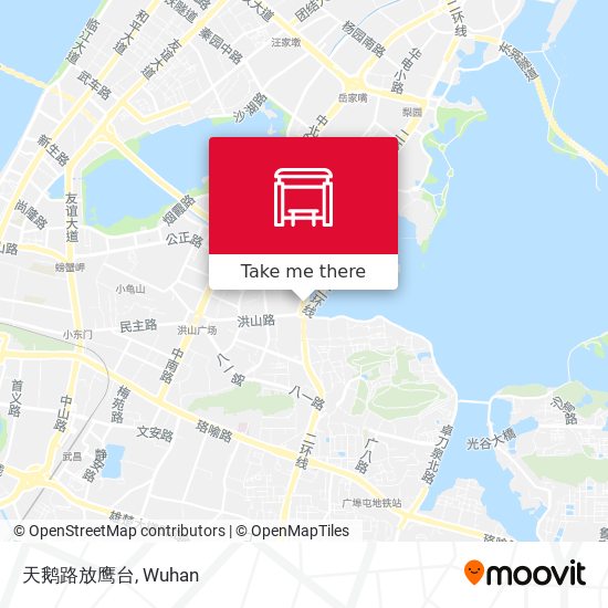 天鹅路放鹰台 map